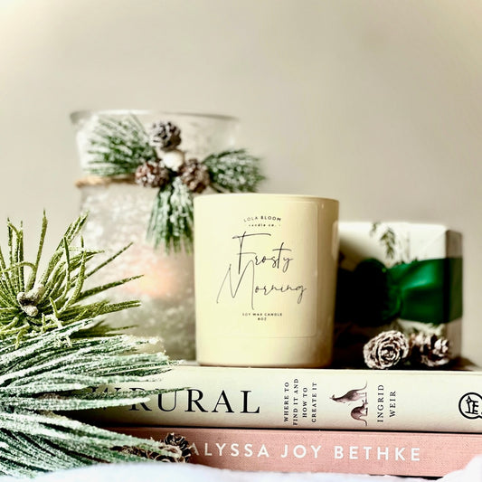 Frosty Morning Candle