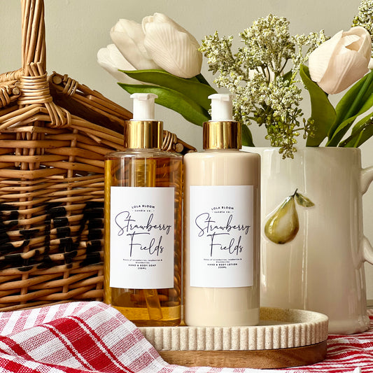 Strawberry Fields Soap & Lotion